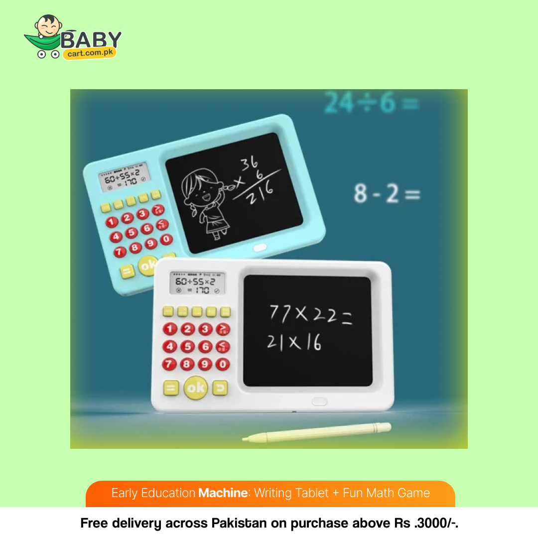 Early Education Machine: Writing Tablet + Fun Math Game