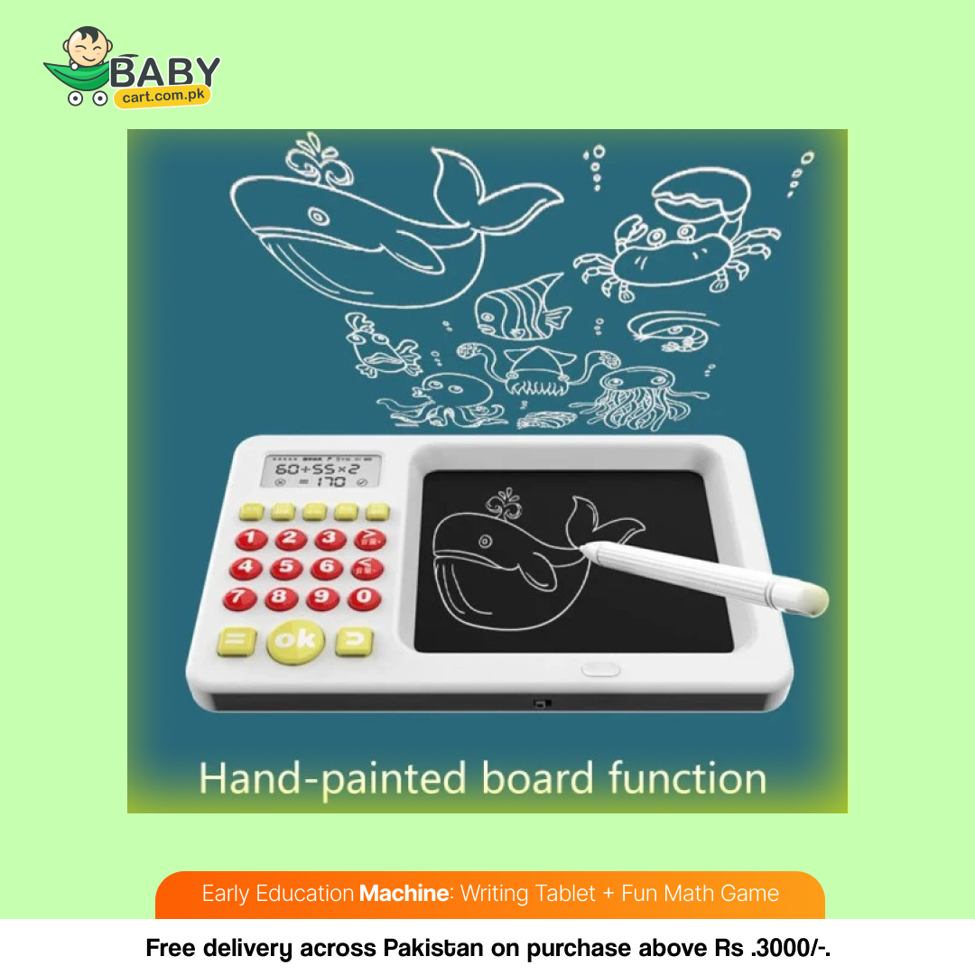 Early Education Machine: Writing Tablet + Fun Math Game