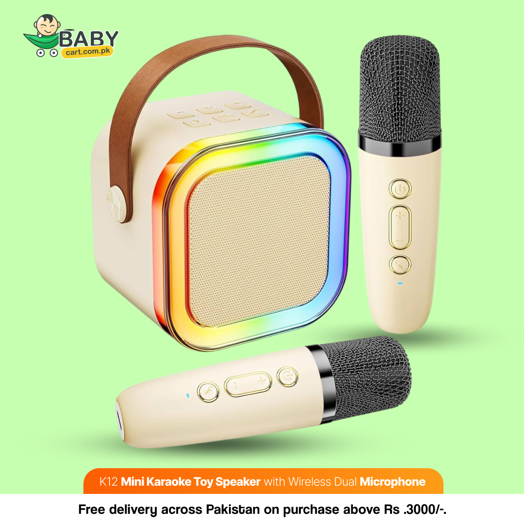 K12 Mini Karaoke Toy Speaker with Wireless Dual Microphone