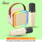 K12 Mini Karaoke Toy Speaker with Wireless Dual Microphone