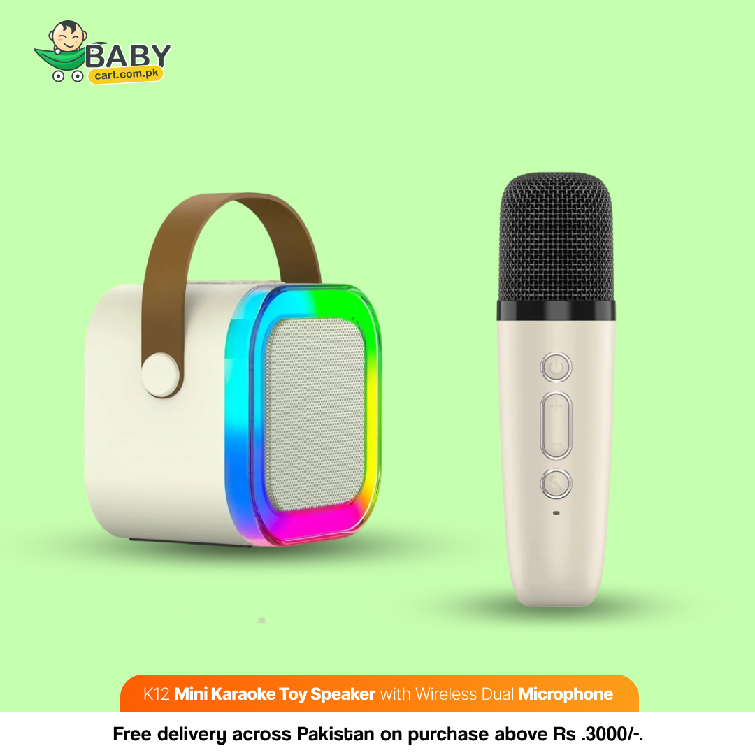 K12 Mini Karaoke Toy Speaker with Wireless Dual Microphone