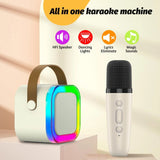 K12 Mini Karaoke Toy Speaker with Wireless Dual Microphone