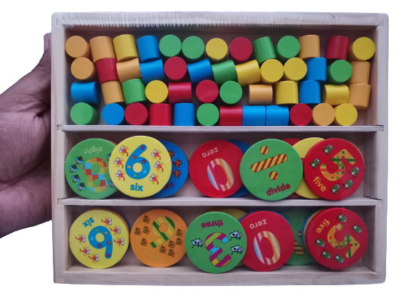 Wooden Toy: Multifunctional Wafer Learning Box