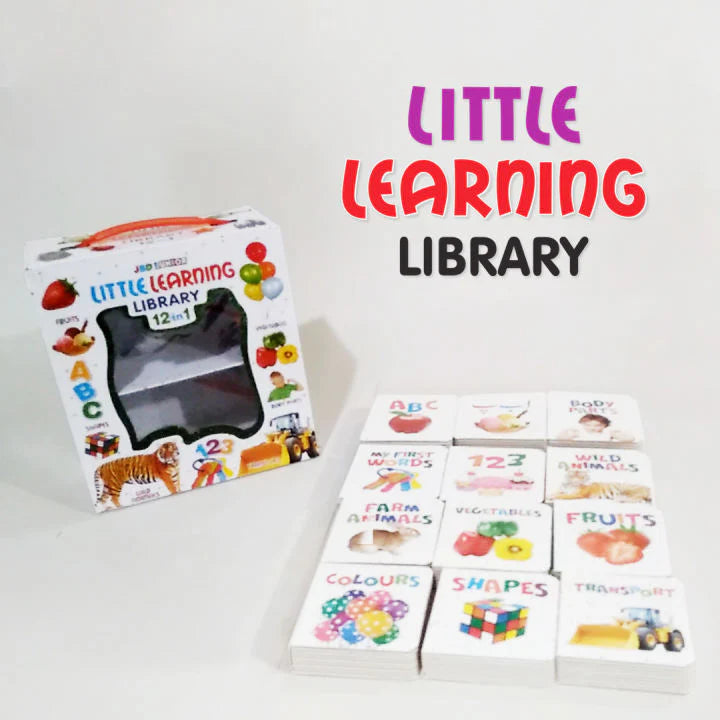 Abc 123 Library Little Learning Library 12 in 1| JBD| ABC| 123| Best Quality| Bright C ...