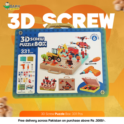 Activity Toy: 3D Screw Puzzle Box - Toys for Kids