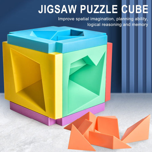 3D Tangram Puzzle Games – Educational Brain Puzzle Toy for Kids