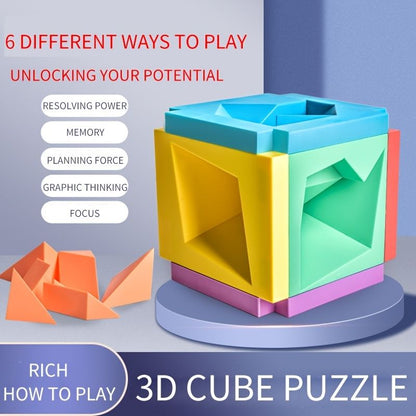 3D Tangram Puzzle Games – Educational Brain Puzzle Toy for Kids