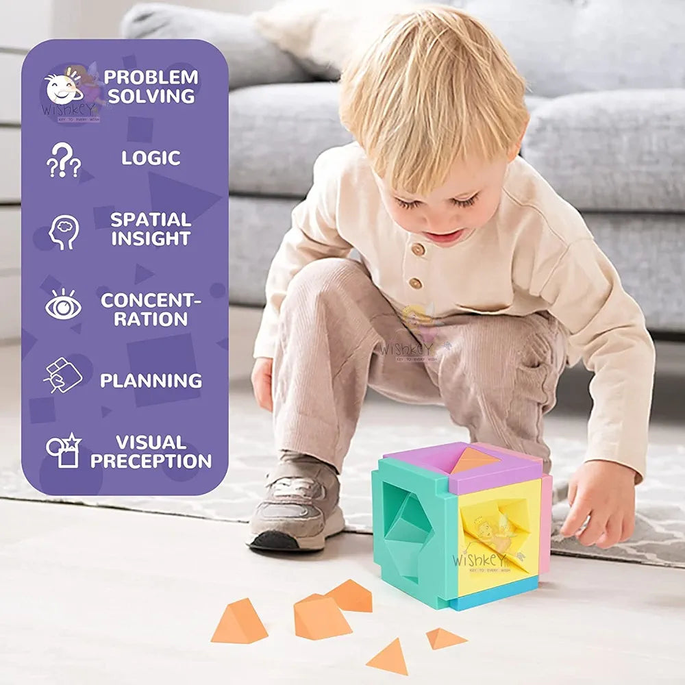 3D Tangram Puzzle Games – Educational Brain Puzzle Toy for Kids