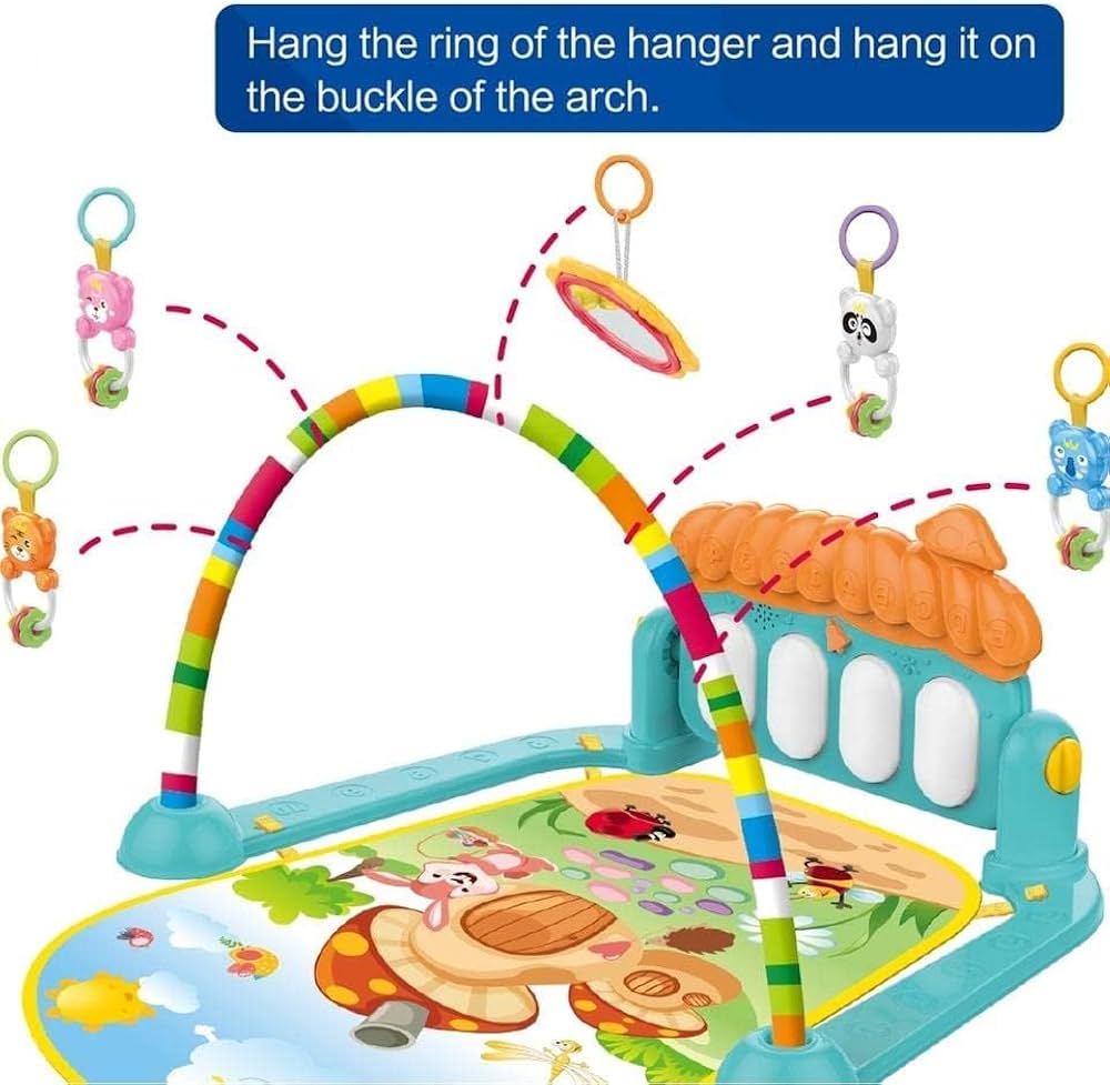 baby musical piano play mat