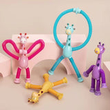 Giraffe Pop Tubes Fidget Fun Toy with Light