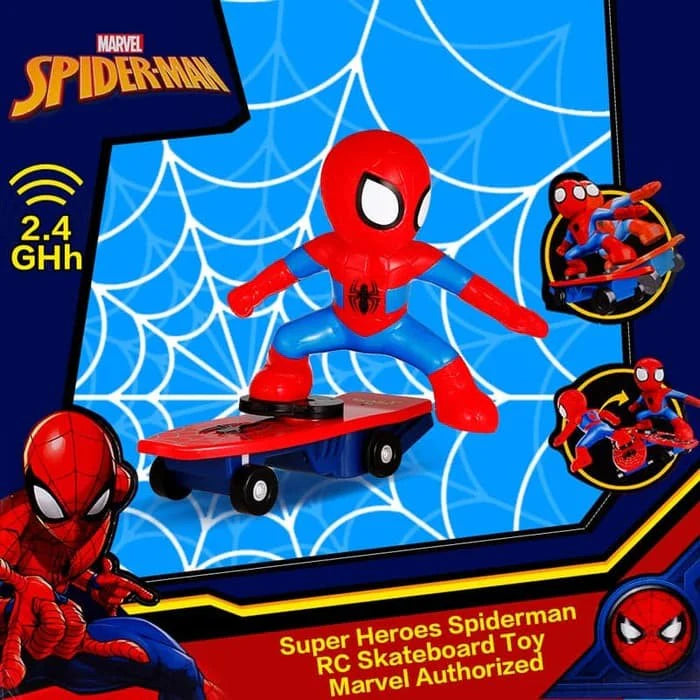 Spider-Man Electric Stunt Skateboard Toy