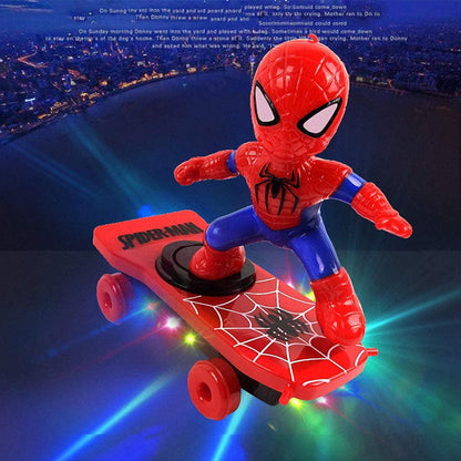 Spider-Man Electric Stunt Skateboard Toy