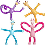 Giraffe Pop Tubes Fidget Fun Toy with Light