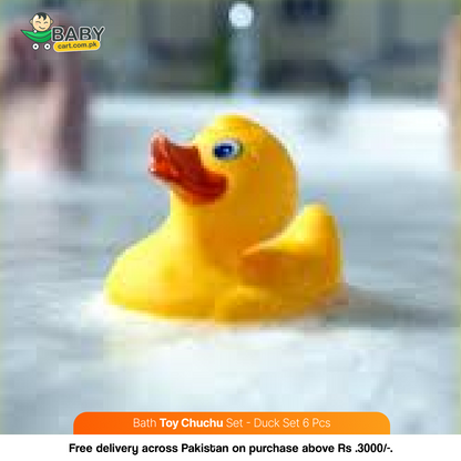 Bath Toy Chuchu Set - Duck Set 6 Pcs