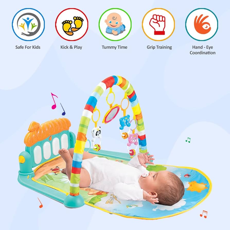 baby musical piano play mat