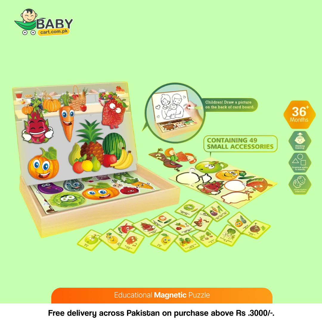 Educational Magnetic Puzzle – Learning Toy for Kids