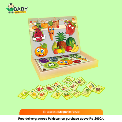 Educational Magnetic Puzzle – Learning Toy for Kids