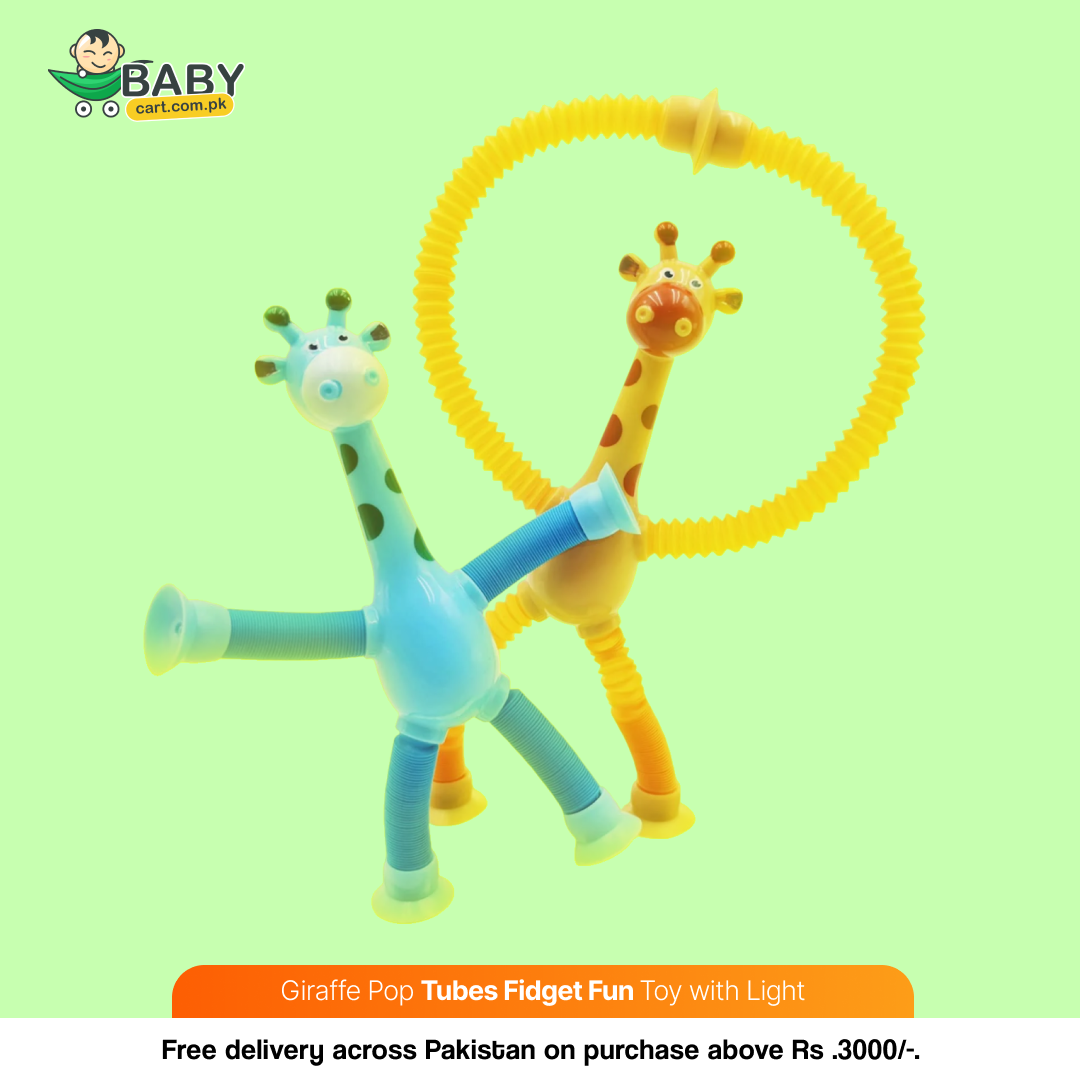 Giraffe Pop Tubes Baby Sensory Toy
