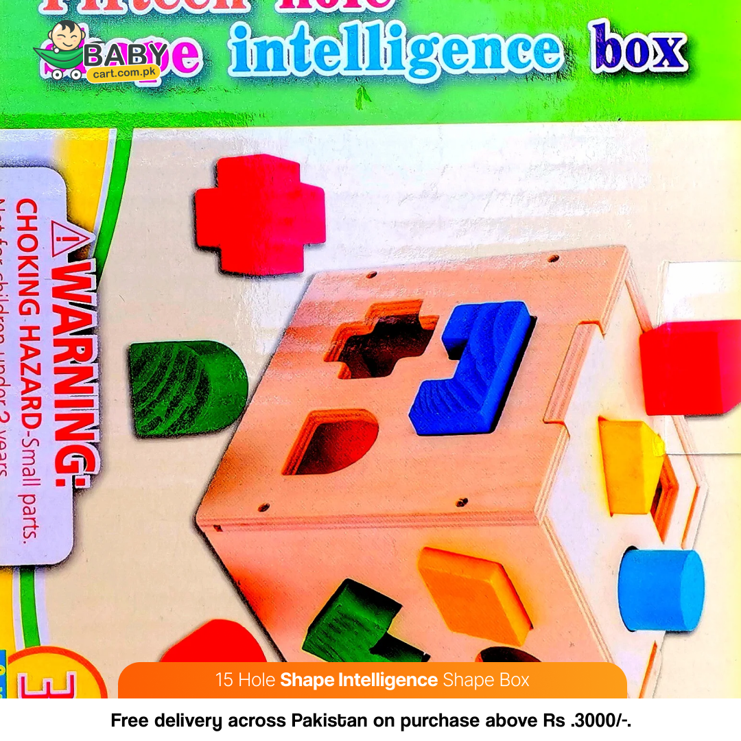 15 Hole Shape Intelligence Shape Box – Toys for Kids