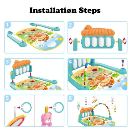 baby musical piano play mat