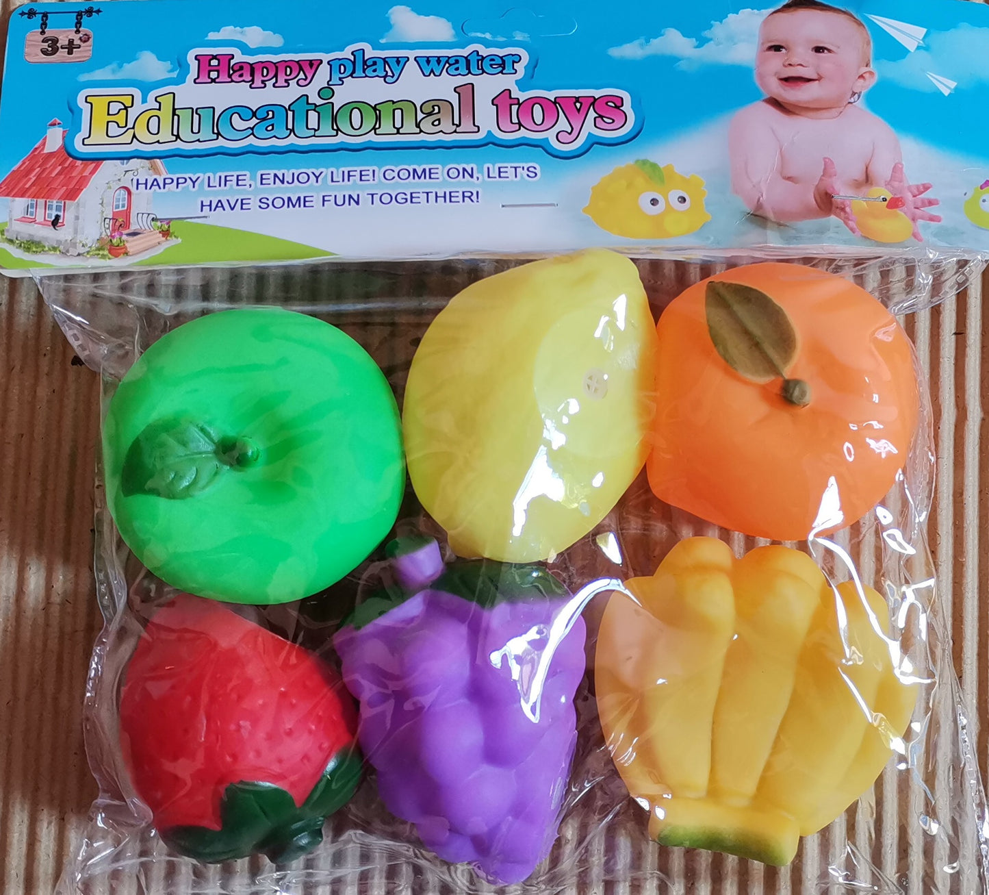 Chu chu Toy: Happy Play Water Fruit 6 Pcs