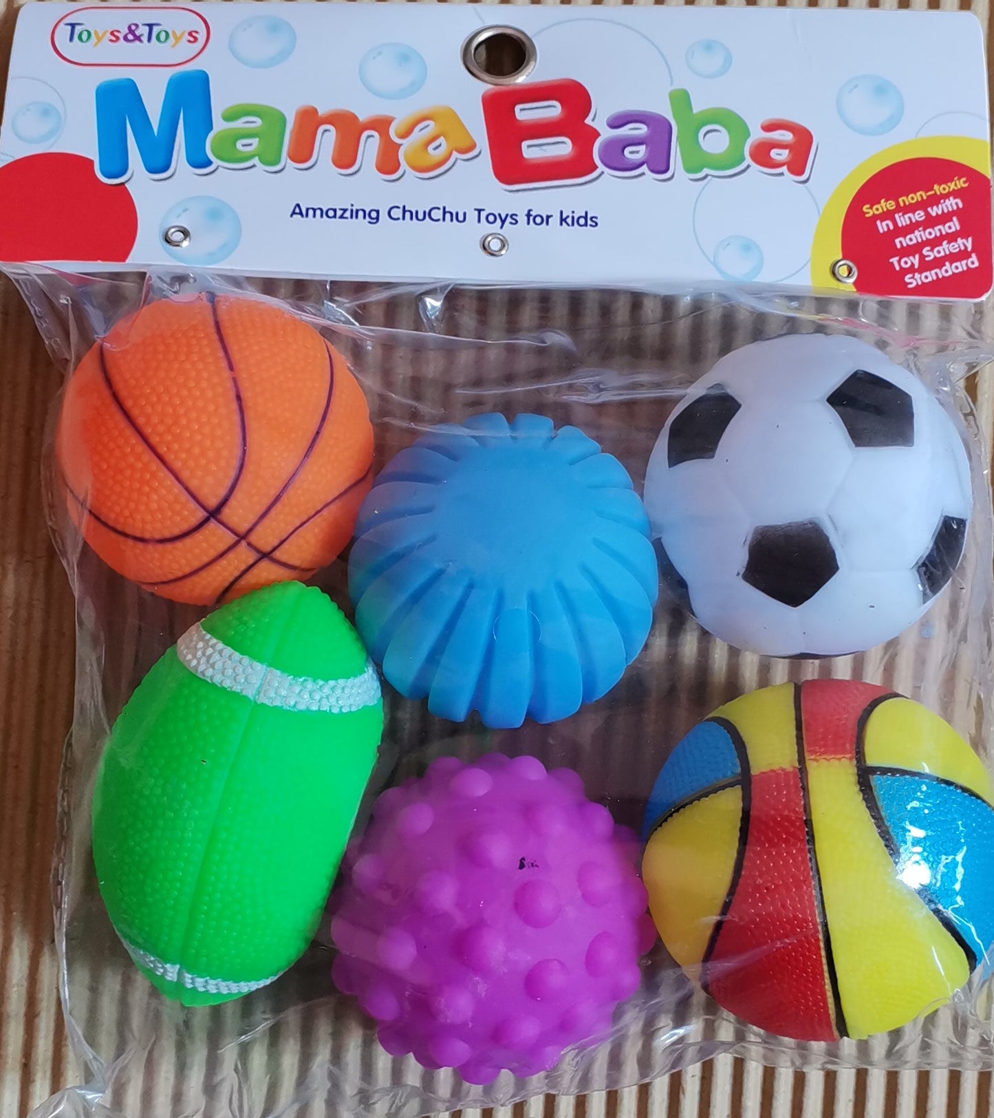 Chu chu Toy: Mama Baba Balls 6 Pcs
