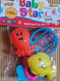 Rattle: Star Baby Rattle 4 Pcs