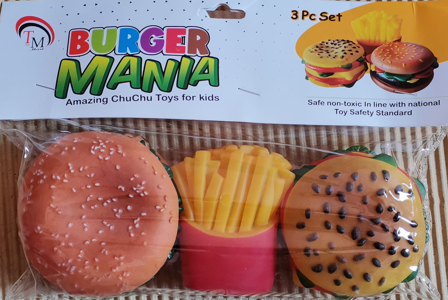Chu chu Toy: Burger Mania 3 Pcs