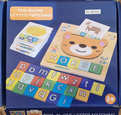 Puzzles: Matching Game (2 in One Letter Matching)
