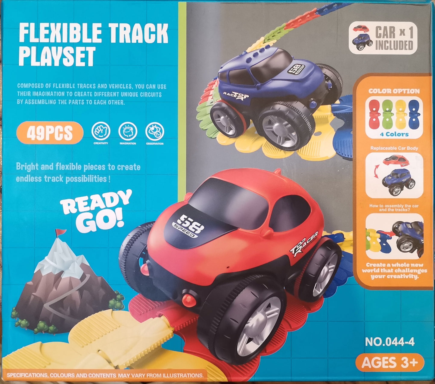Flexible Track Play Set Car