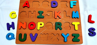 Wooden English Alphabets ABC – Educational Learning Toy for Kids