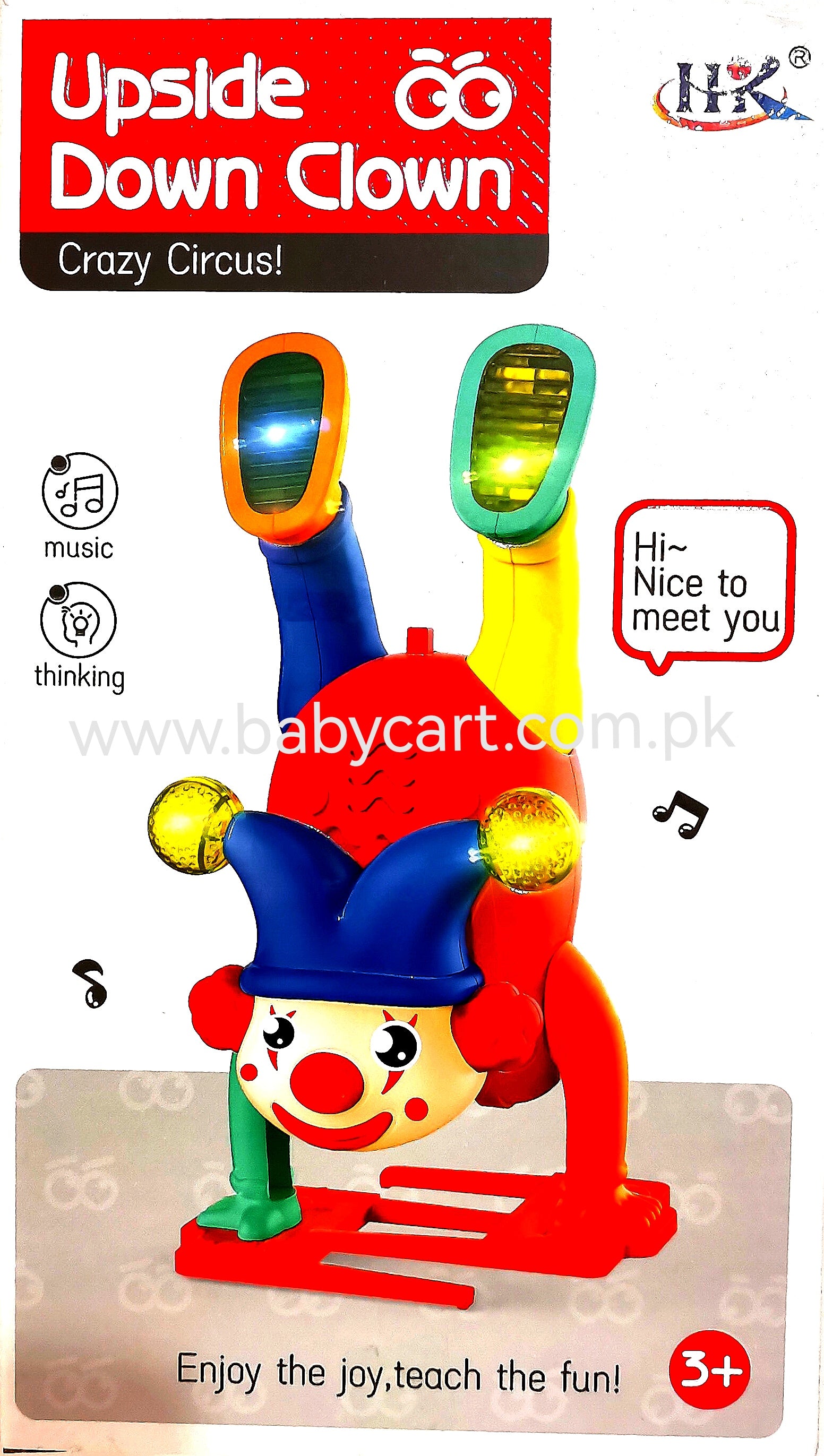 Musical Upside Down Toy for kid