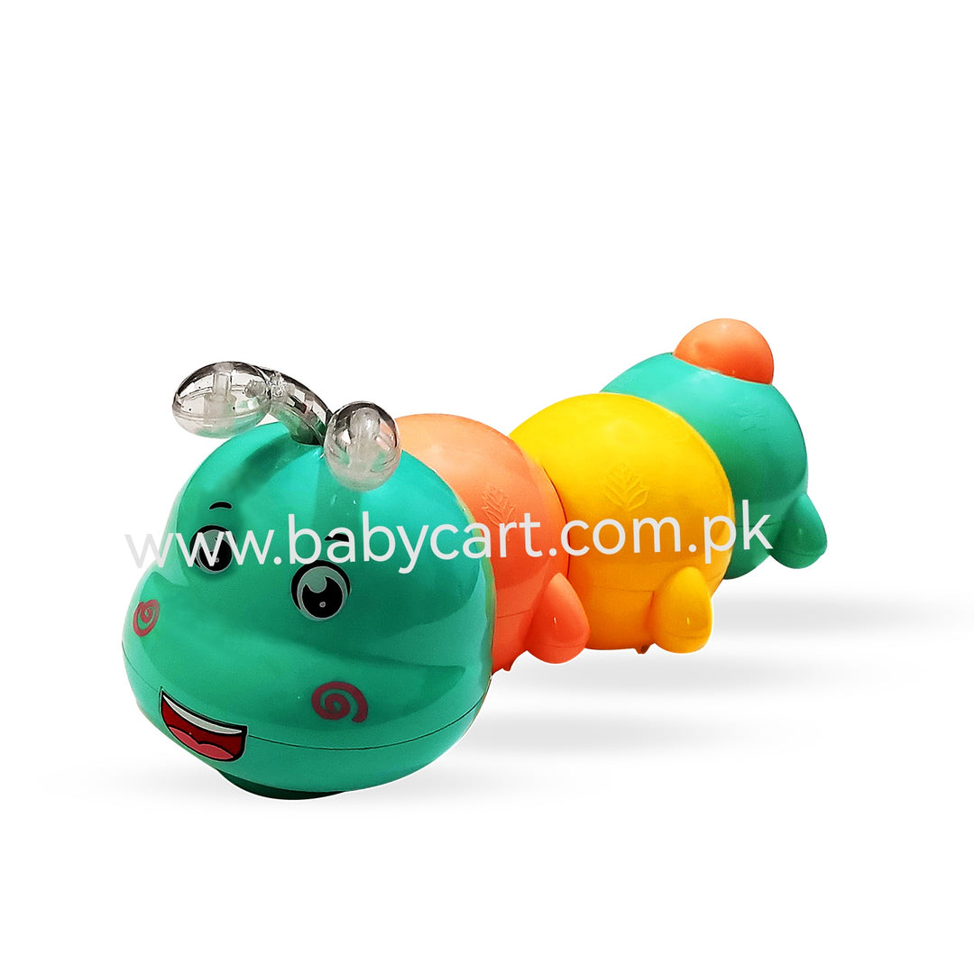 Electric Magnetic Caterpillar Music Light Toy Baby Cart Pk