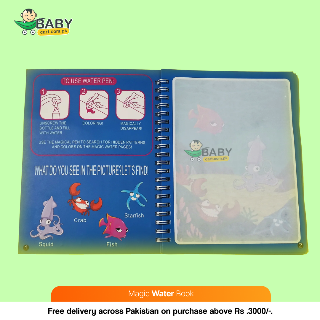 Magic Water Book - For Kids