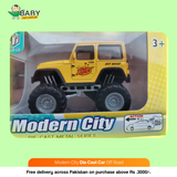 Modern City Die Cast Car Off Road