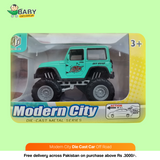Modern City Die Cast Car Off Road