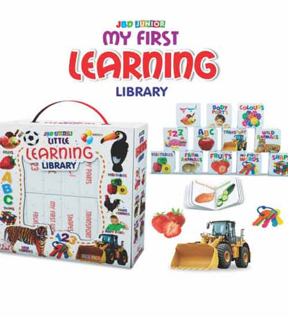 Little Learning Library 12 in 1| JBD| ABC| 123| Best Quality| Bright Colours