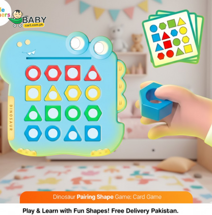 Dinosaur Pairing Shape Game: Puzzle Game - Toys for Kids