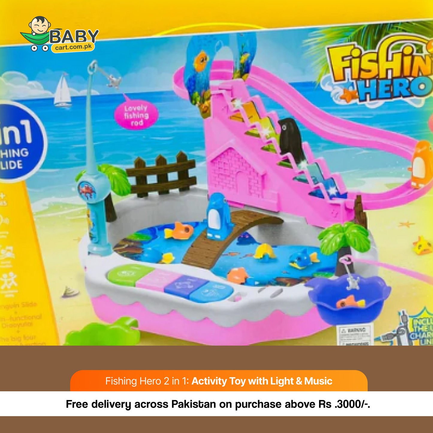 Fishing Hero 2 in 1: Activity Toy with Light & Music