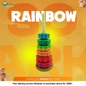 Learning Toys: Rainbow  Spin Tower