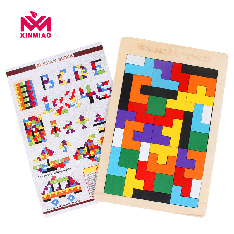 Wooden Puzzle: Intelligence Russian Wood Block