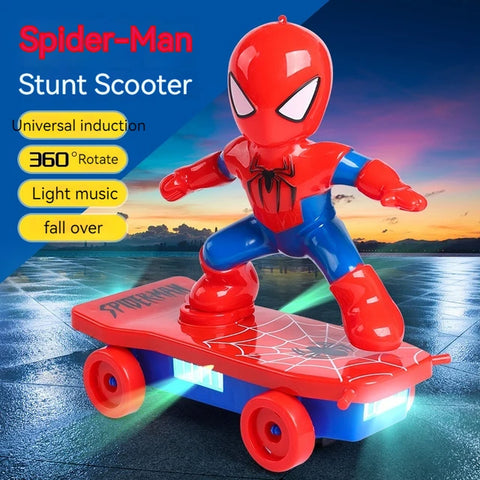Spider-Man Electric Stunt Skateboard Toy