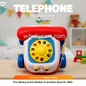 Telephone Toy Car: Music & Move – Interactive Toy Car for Kids