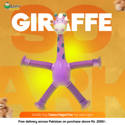 Giraffe Pop Tubes Baby Sensory Toy