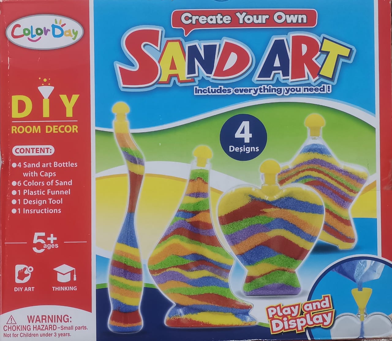 Create Your Own Sand Art - Color Day