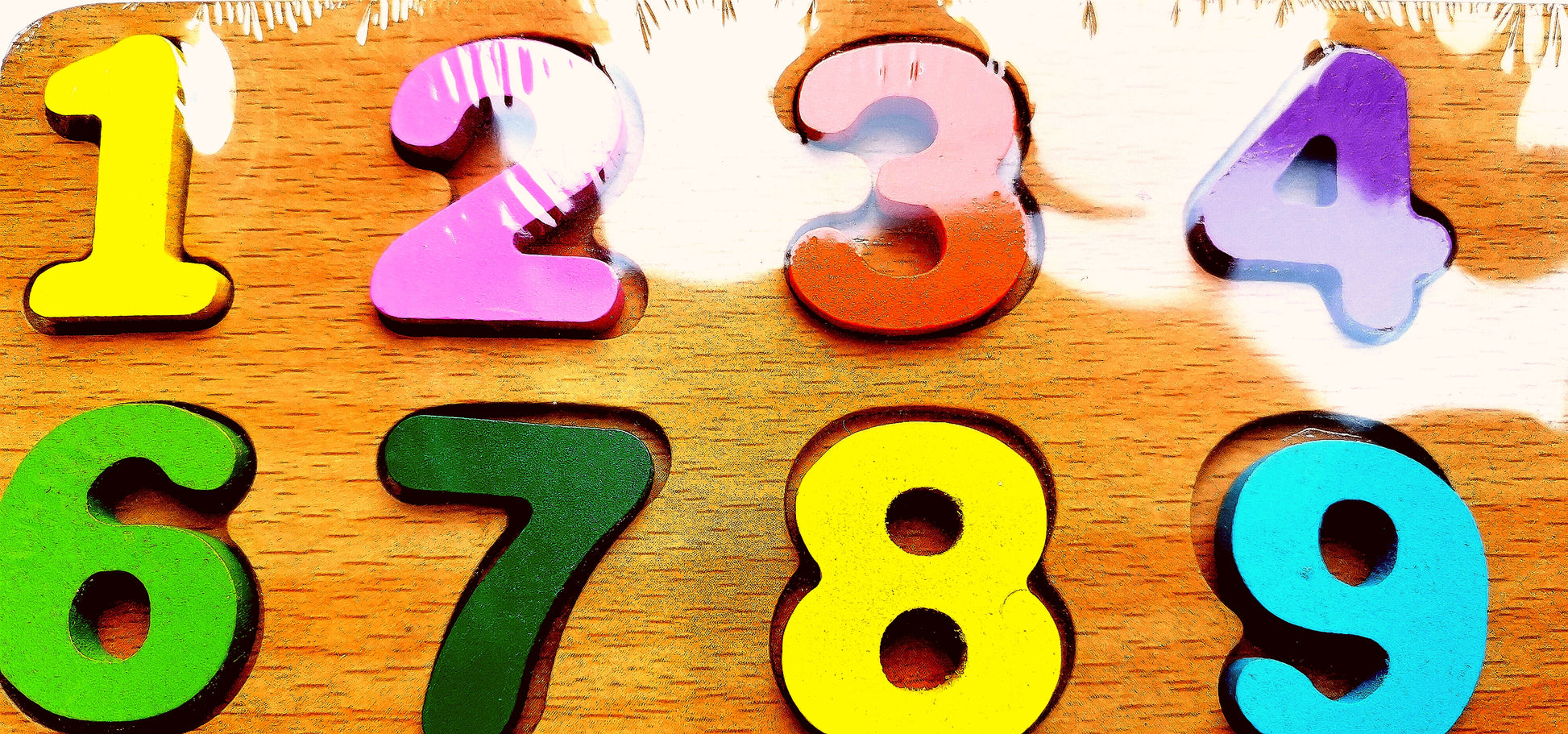 Wooden Counting Board 123 – Montessori Math Learning Toy for Kids