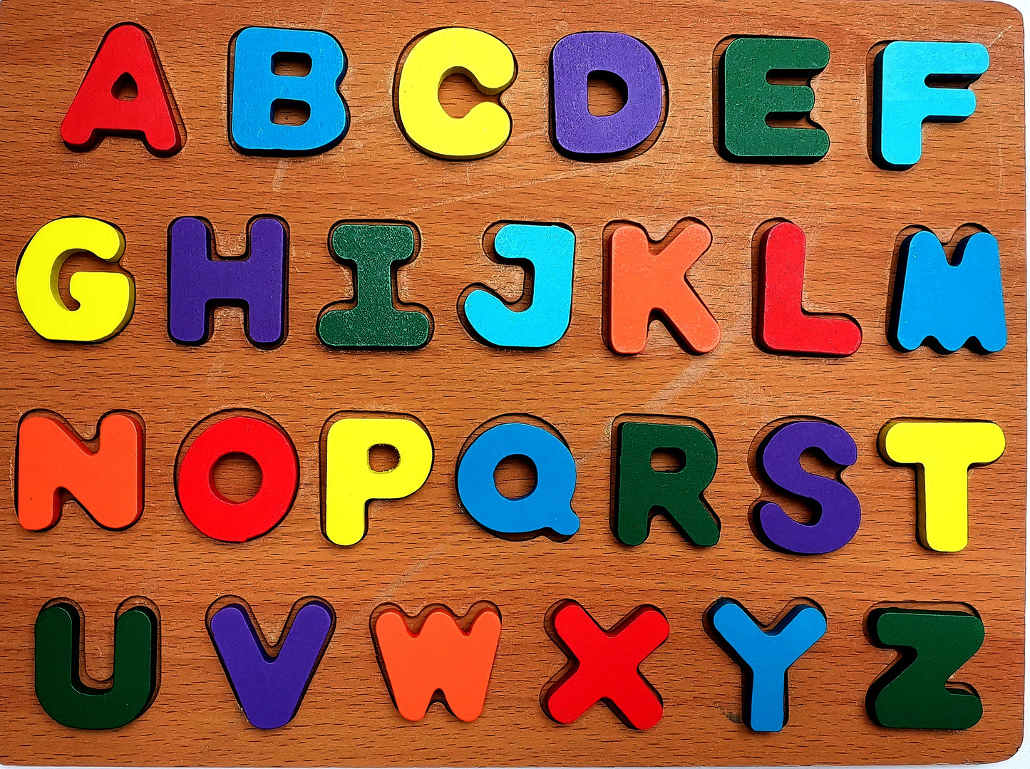 Wooden English Alphabets ABC – Educational Learning Toy for Kids
