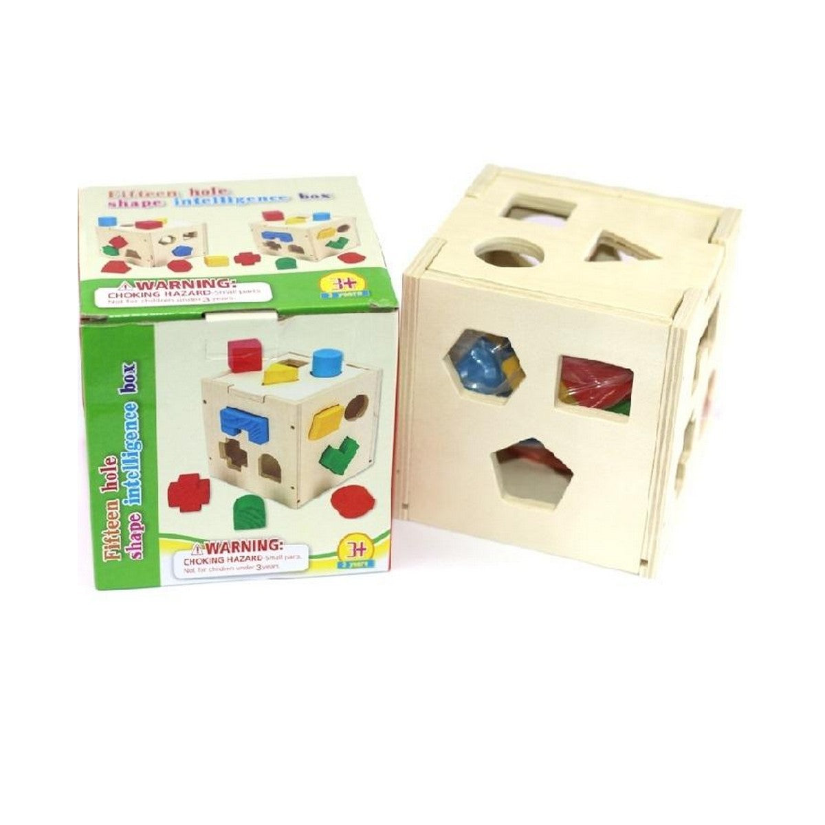 15 Hole Shape Intelligence Shape Box - Toys for Kids