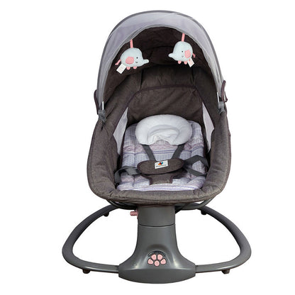 “Automatic baby swing chair with canopy”