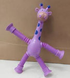 Giraffe Pop Tubes Fidget Fun Toy with Light